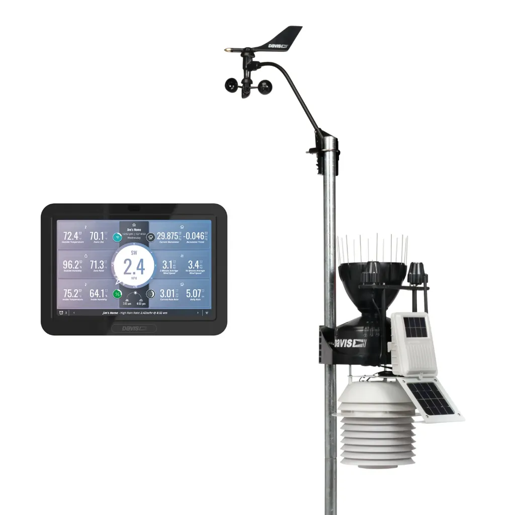 [6263M] Davis Instruments Vantage Pro2 Plus with 24-hour Fan Aspirated Radiation Shield and WeatherLink Console
